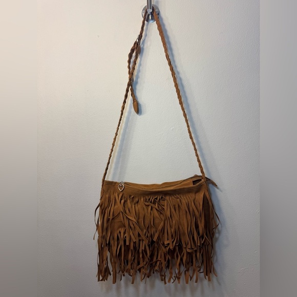 no brand Handbags - Stylish Brown Fringe Shoulder Bag